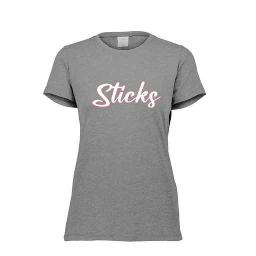 [FTSCUBGY-FAXS-LOGO1] Decker Women's Tri-Blend T-Shirt - Short Sleeve (Female Adult XS, Gray, Logo 1)
