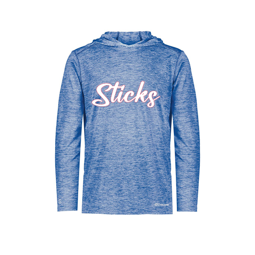 [FOLHCGRY-AS-LOGO1] Decker Men's Charge Hoodie (Adult S, Royal, Logo 1)