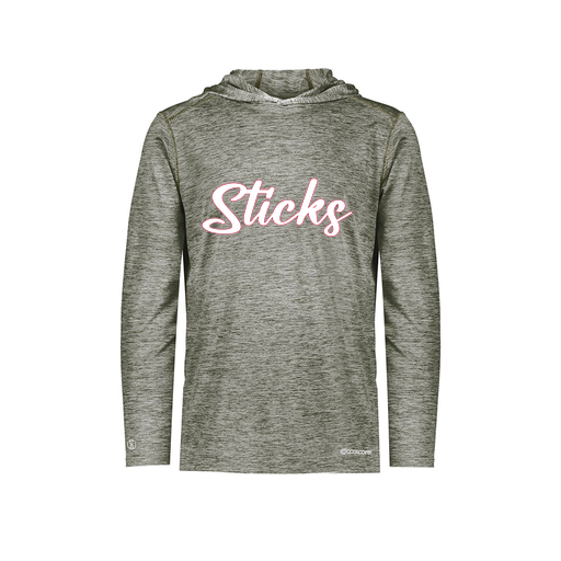 [FOLHCGGY-YS-LOGO1] Decker Youth Charge Hoodie (Youth S, Gray, Logo 1)